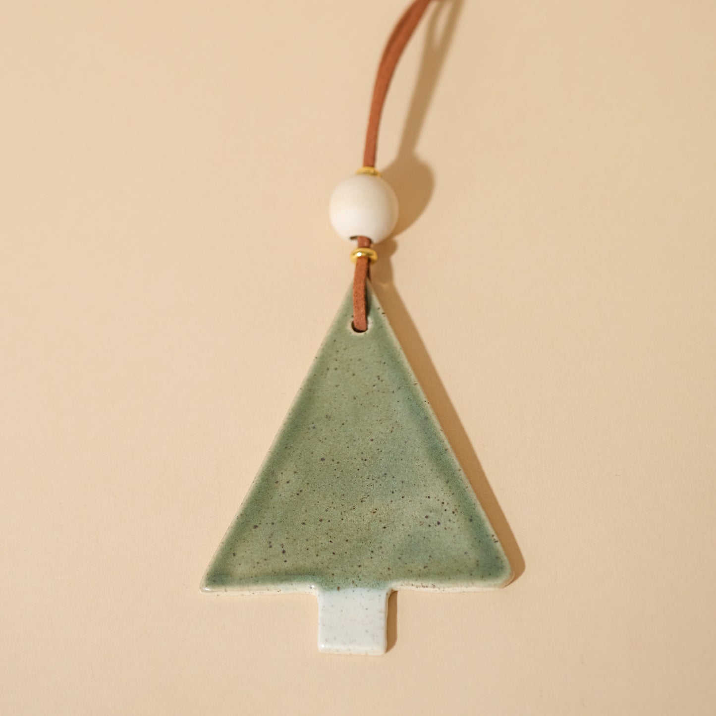 Ceramic Christmas tree ornament