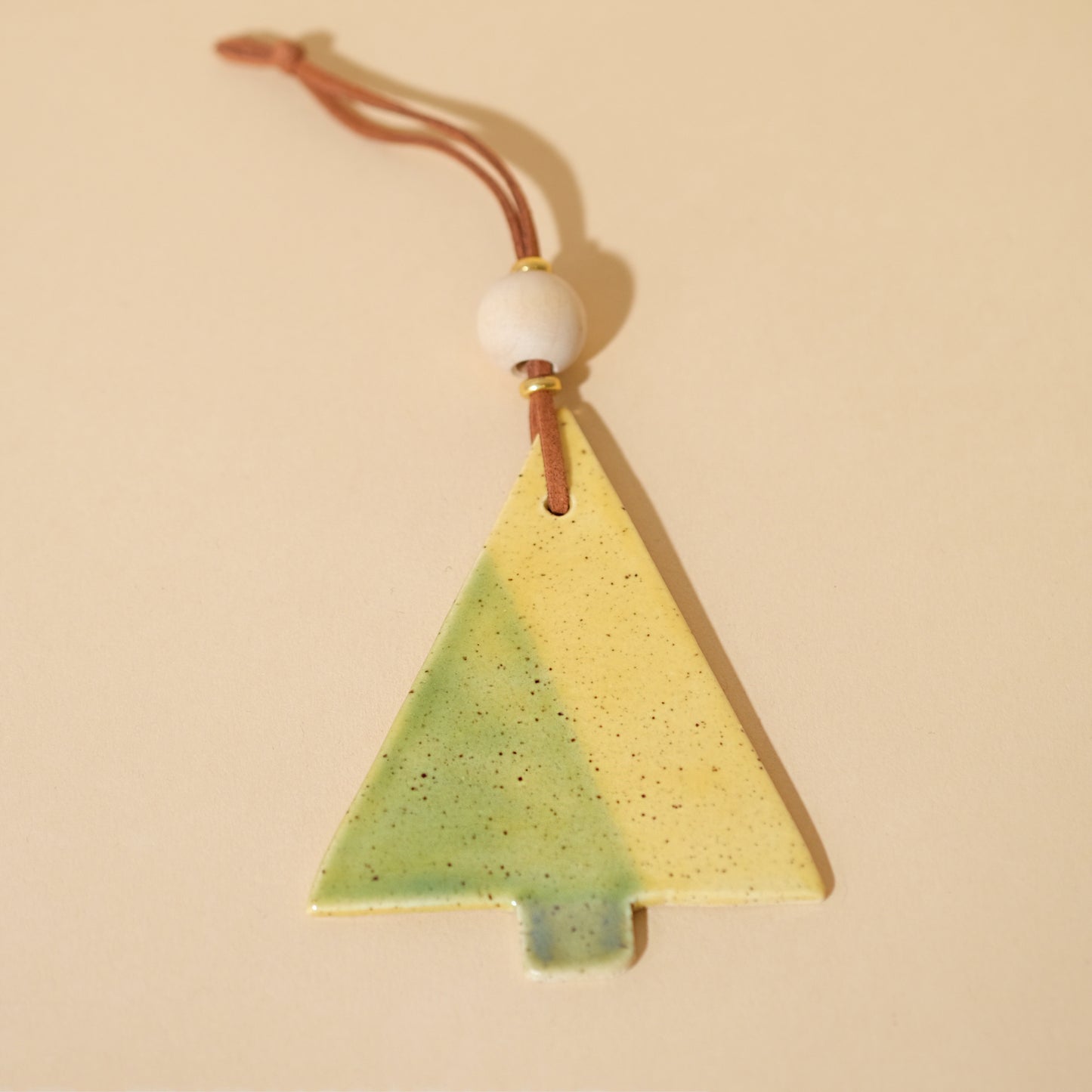 Ceramic Christmas tree ornament