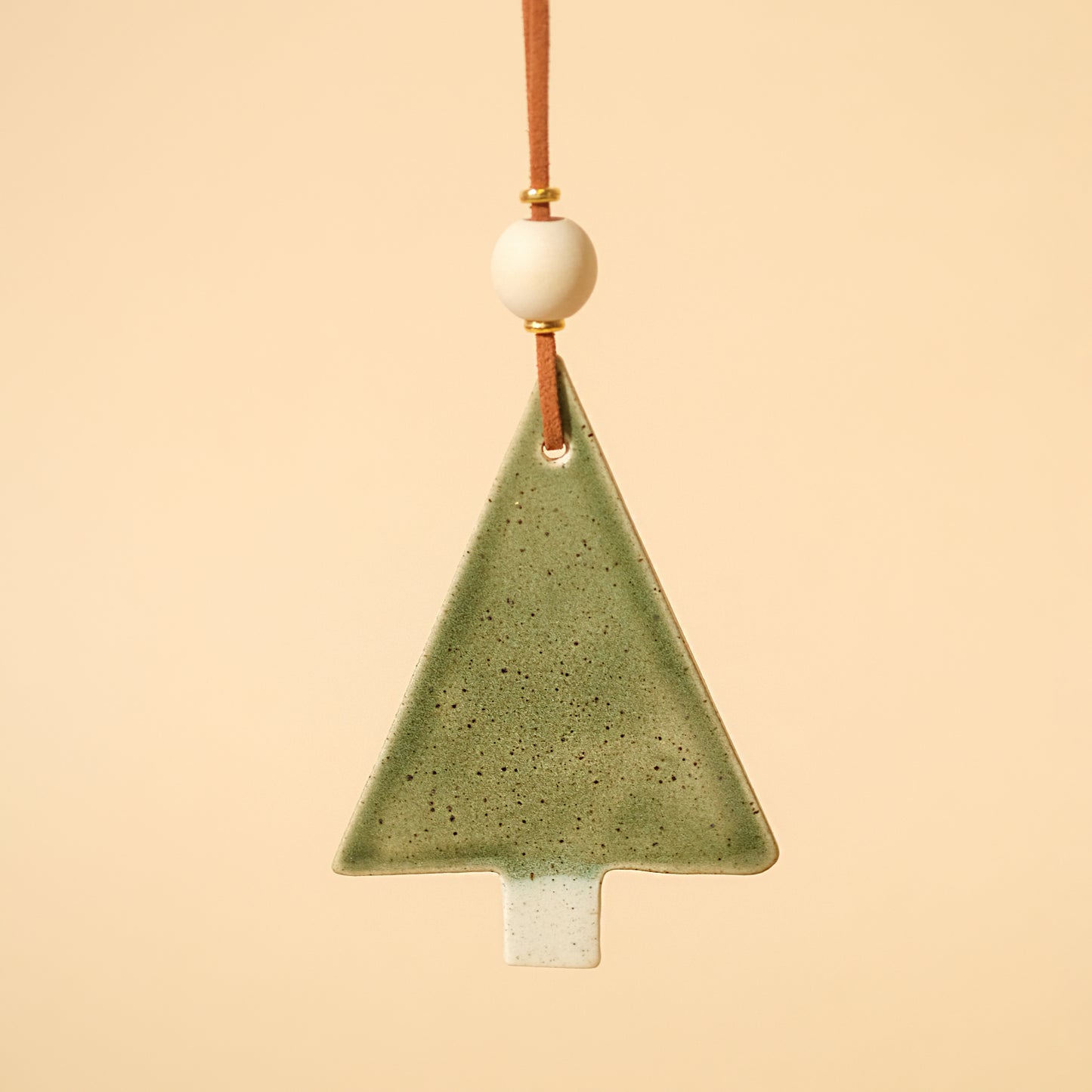 Ceramic Christmas tree ornament