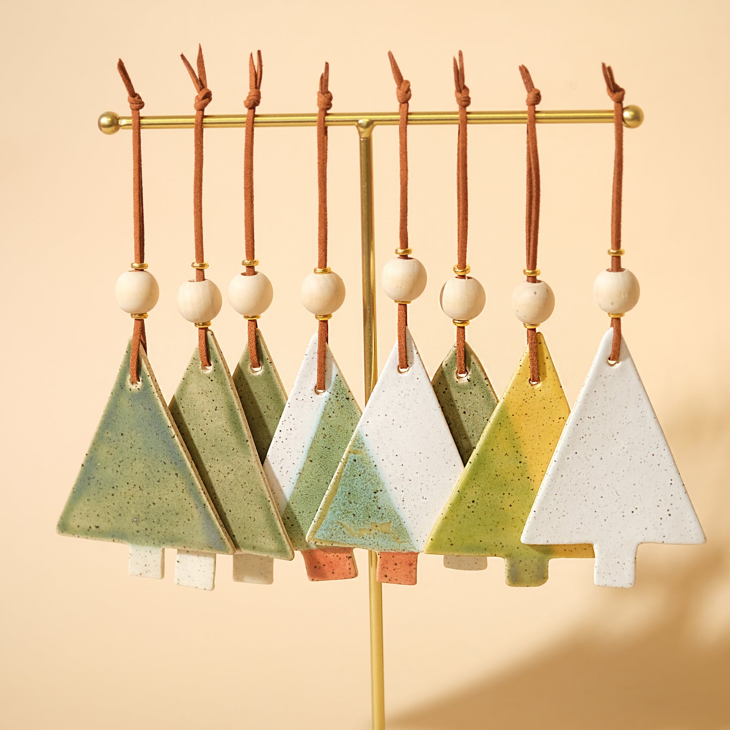 Ceramic Christmas tree ornament