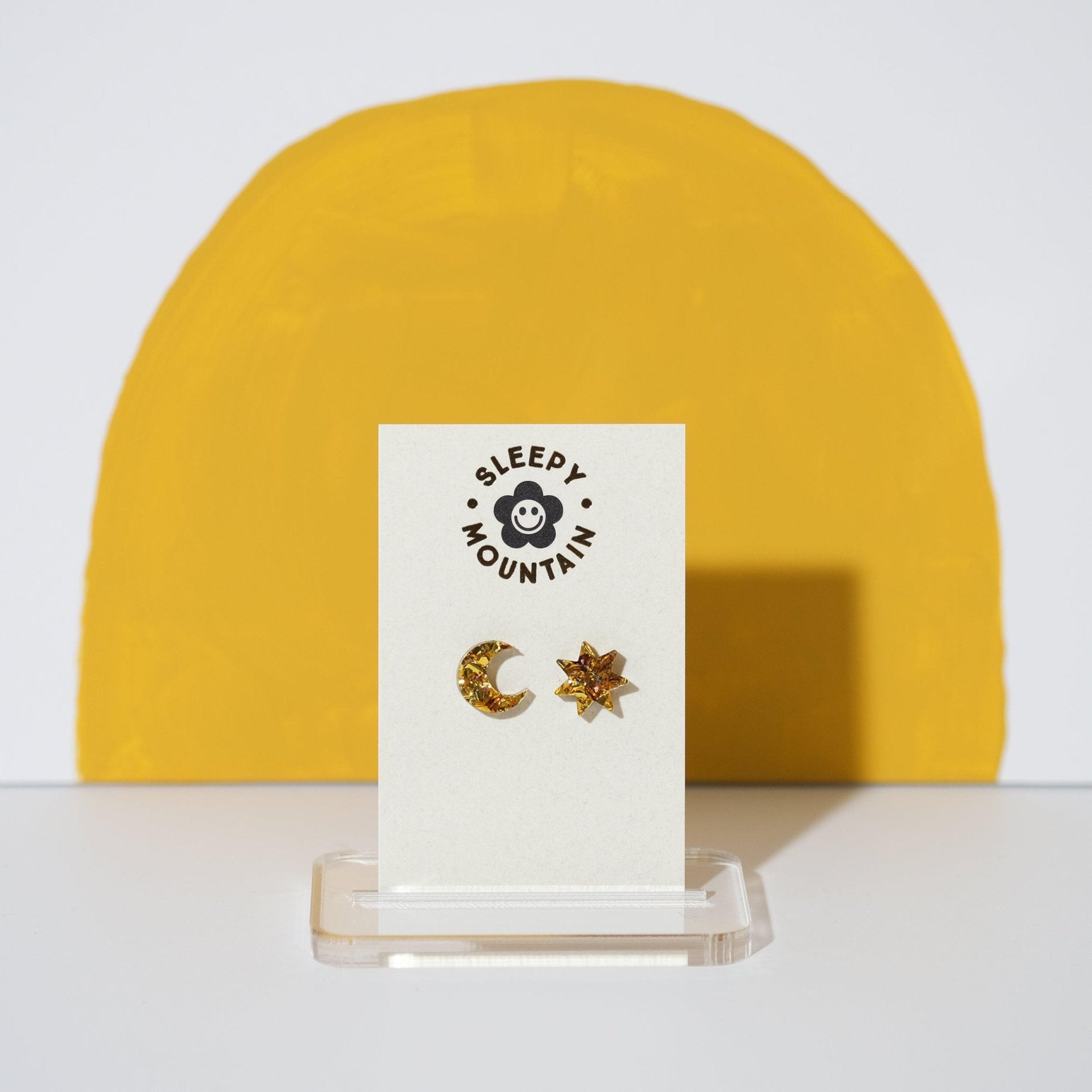 Celestial Summer Stud Earrings - Sleepy Mountain