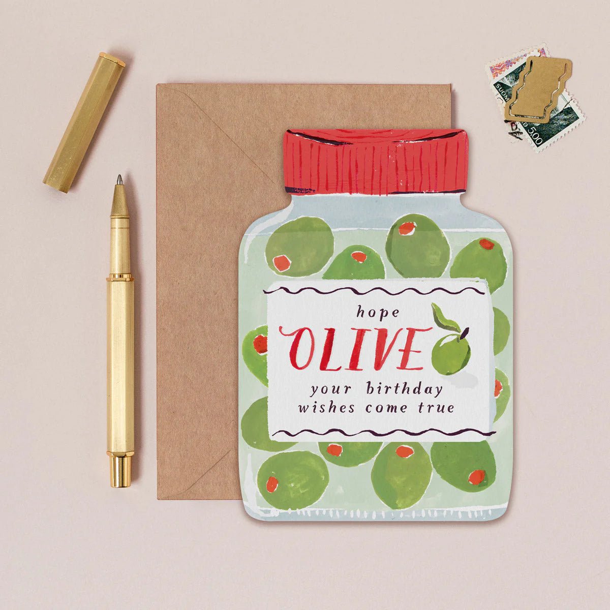 Olives Birthday Card by Sister Paper Co - Sleepy Mountain