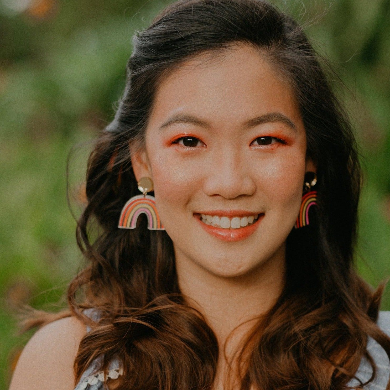 Sunset Rainbow Dangle Earrings - Sleepy Mountain