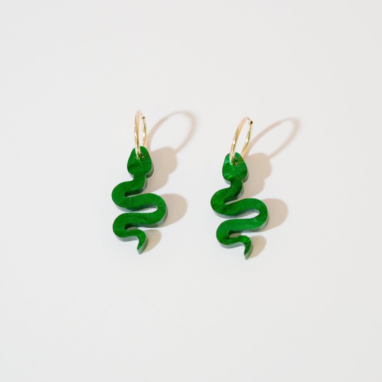 Snake Hoop Earrings - Sleepy Mountain