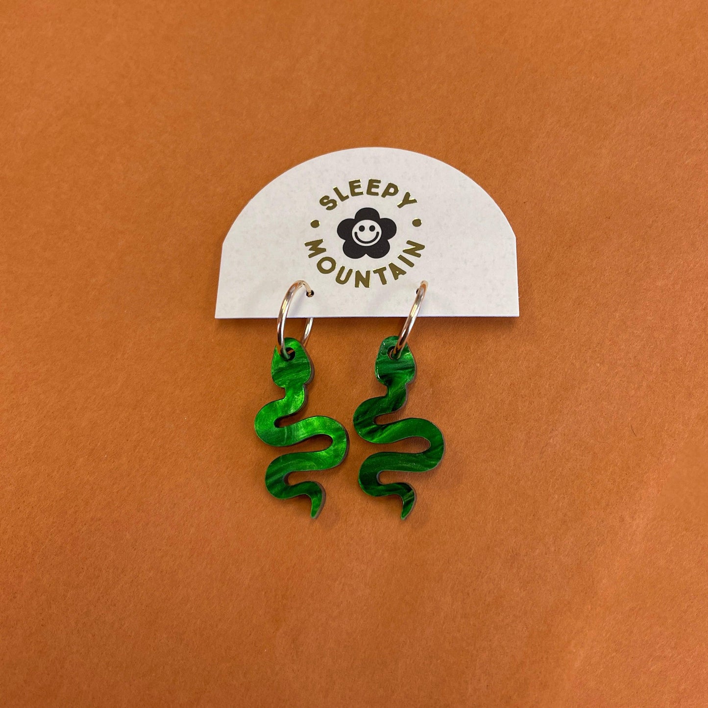 Snake Hoop Earrings - Sleepy Mountain