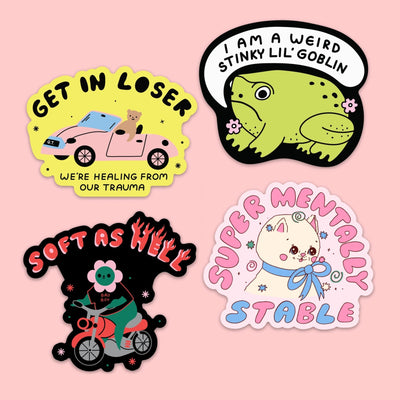 New stickers & Charms! - Sleepy Mountain