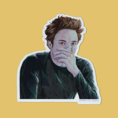 Edward Cullen Twilight glitter sticker by Ambar Del Moral