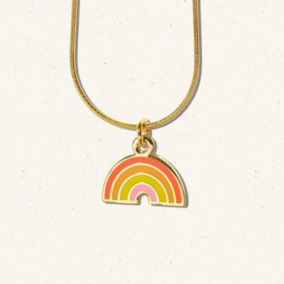 Rainbow Charm Necklace