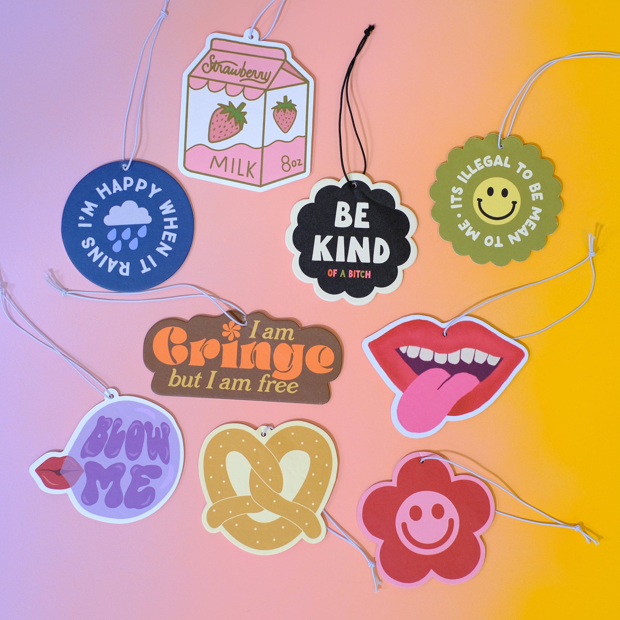 Air Freshener - It is illegal to be mean to me - Sleepy Mountain