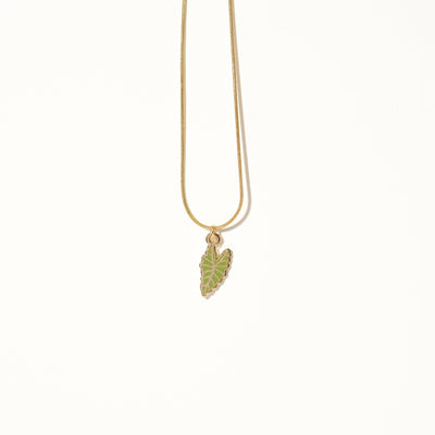 Alocasia Polly Leaf Necklace - Sleepy Mountain
