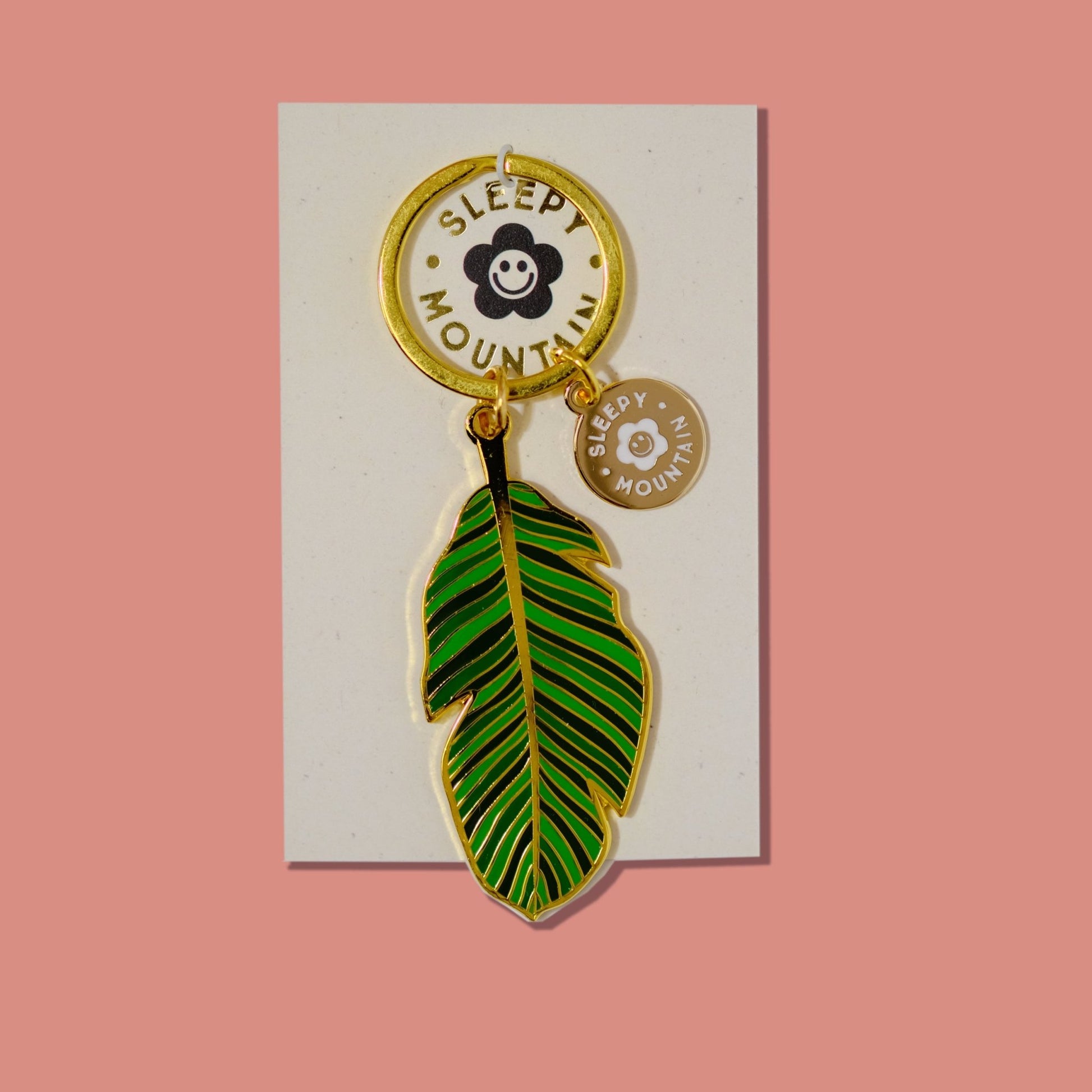 Banana Leaf Keychain - Sleepy Mountain