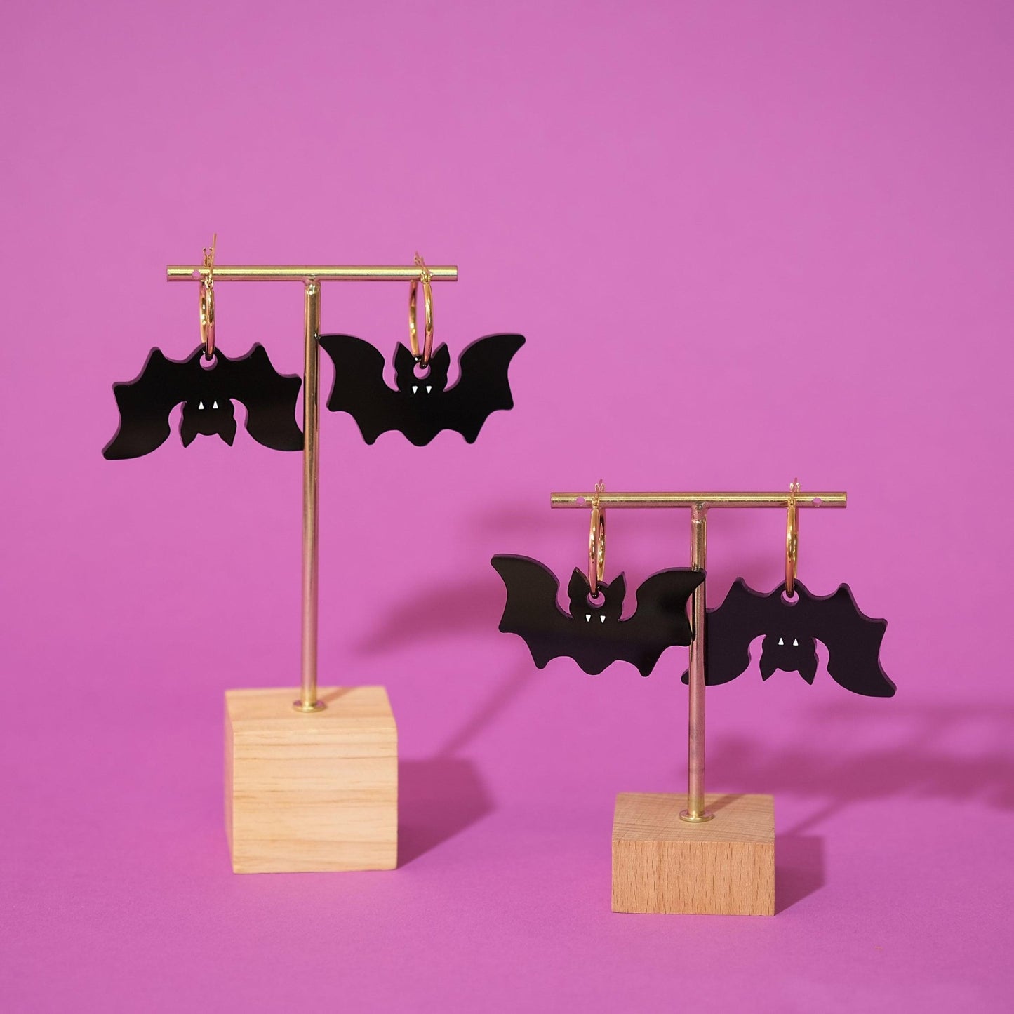 Bat Hoop Earrings - Sleepy Mountain