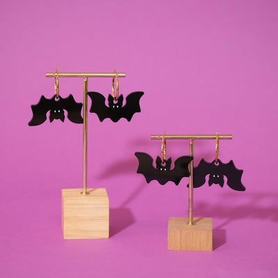Bat Hoop Earrings - Sleepy Mountain