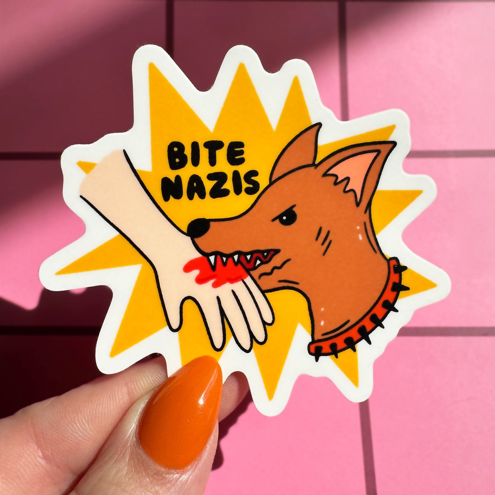 Bite Nazis Sticker - Sleepy Mountain