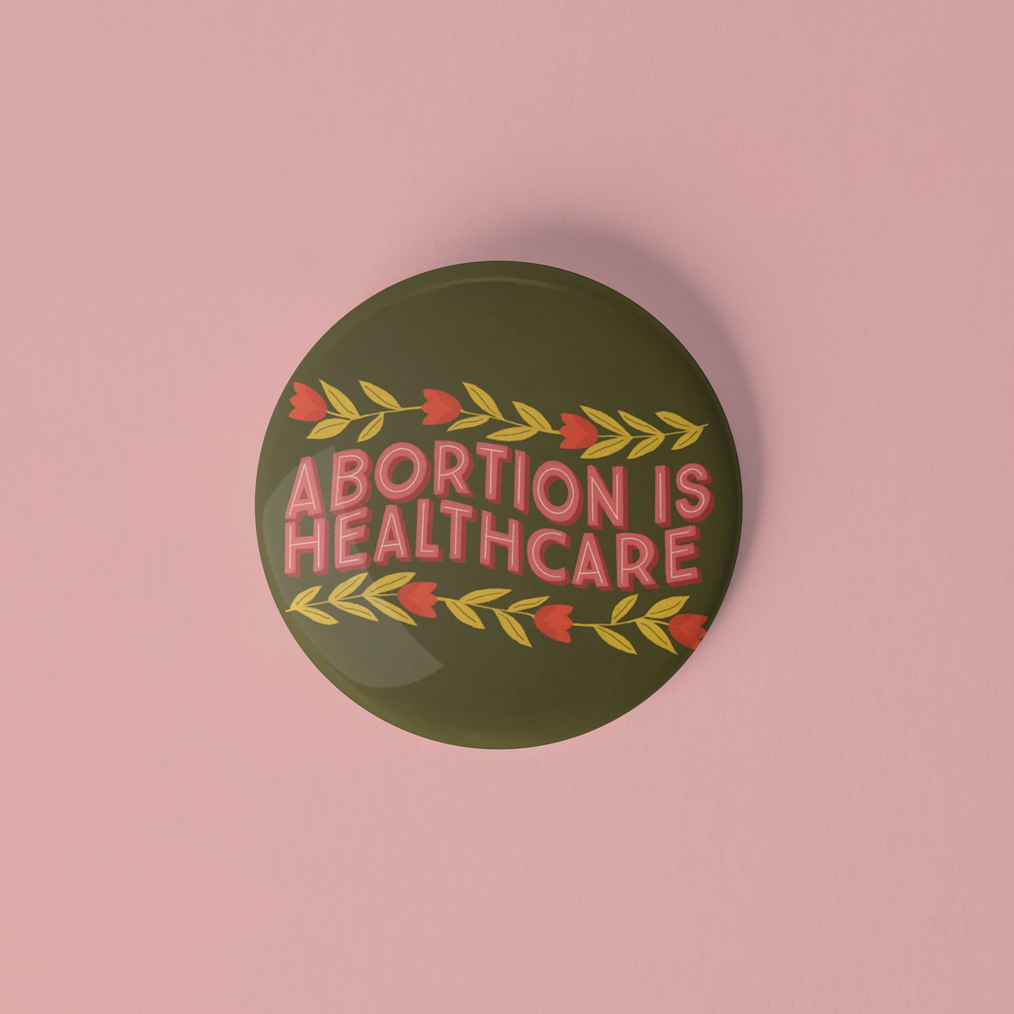 Bodily Autonomy pinback button set - Sleepy Mountain