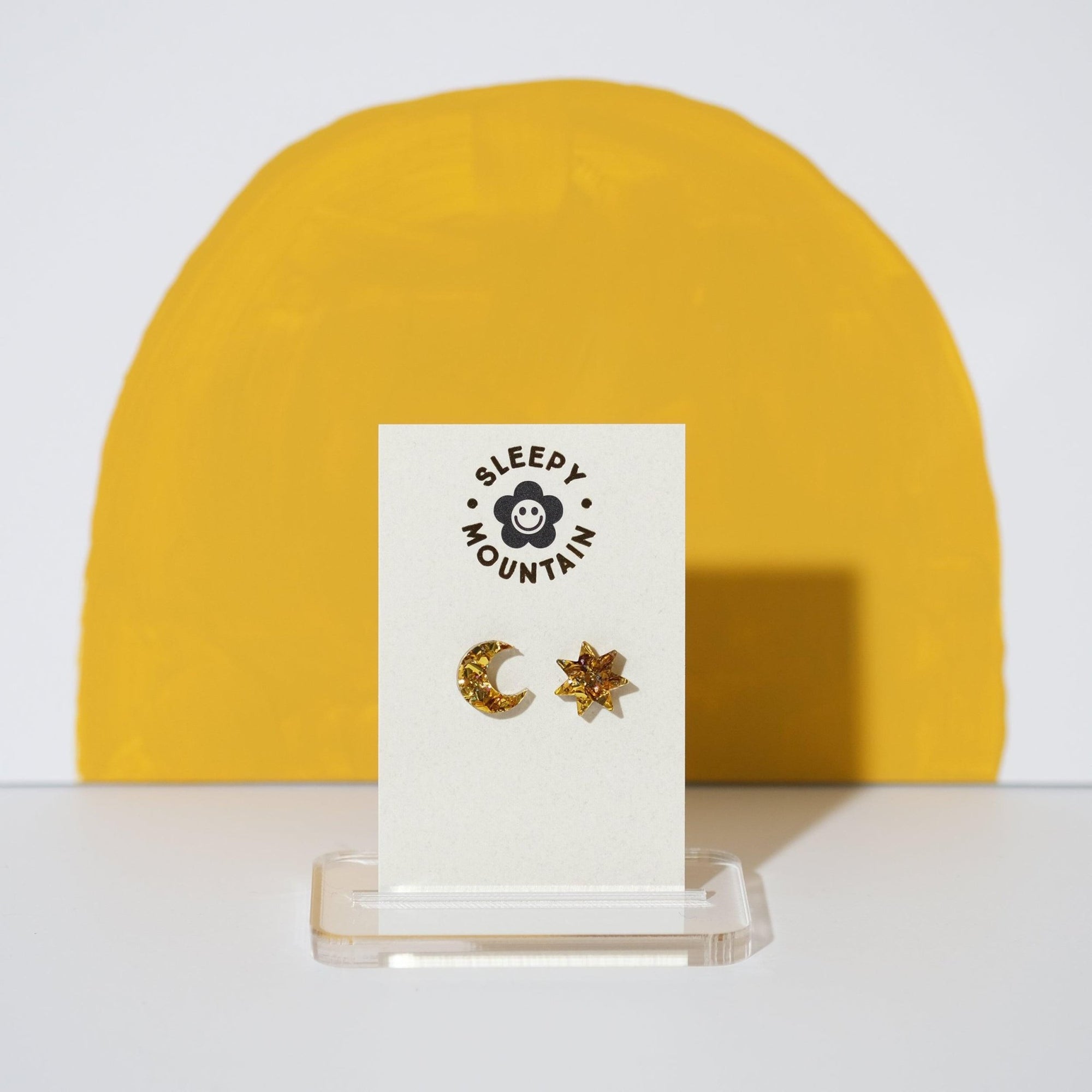 Celestial Summer Stud Earrings - Sleepy Mountain