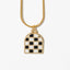 Checkered arch necklace - Sleepy Mountain