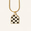 Checkered arch necklace - Sleepy Mountain