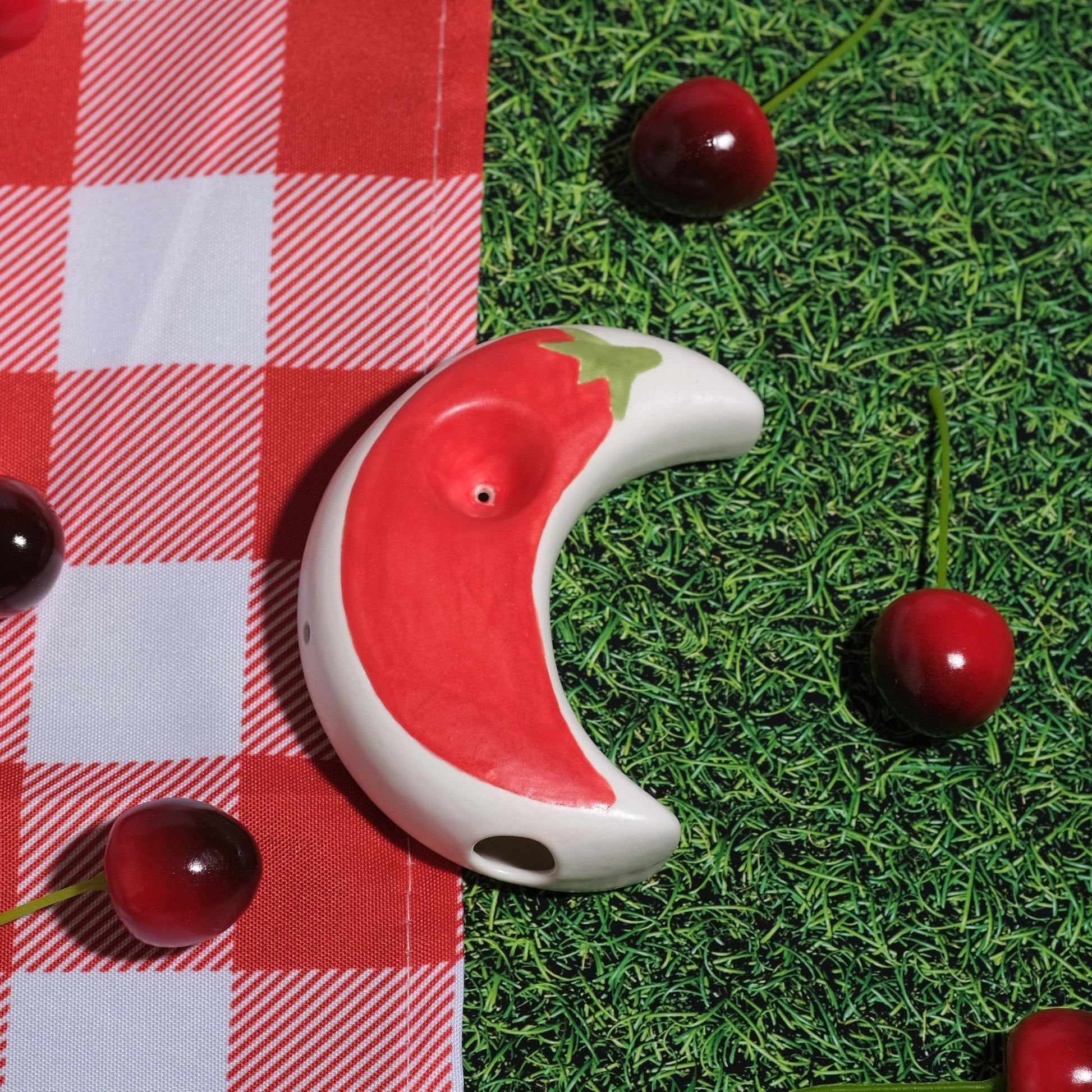 Chili Pepper Ceramic Pipe - Sleepy Mountain