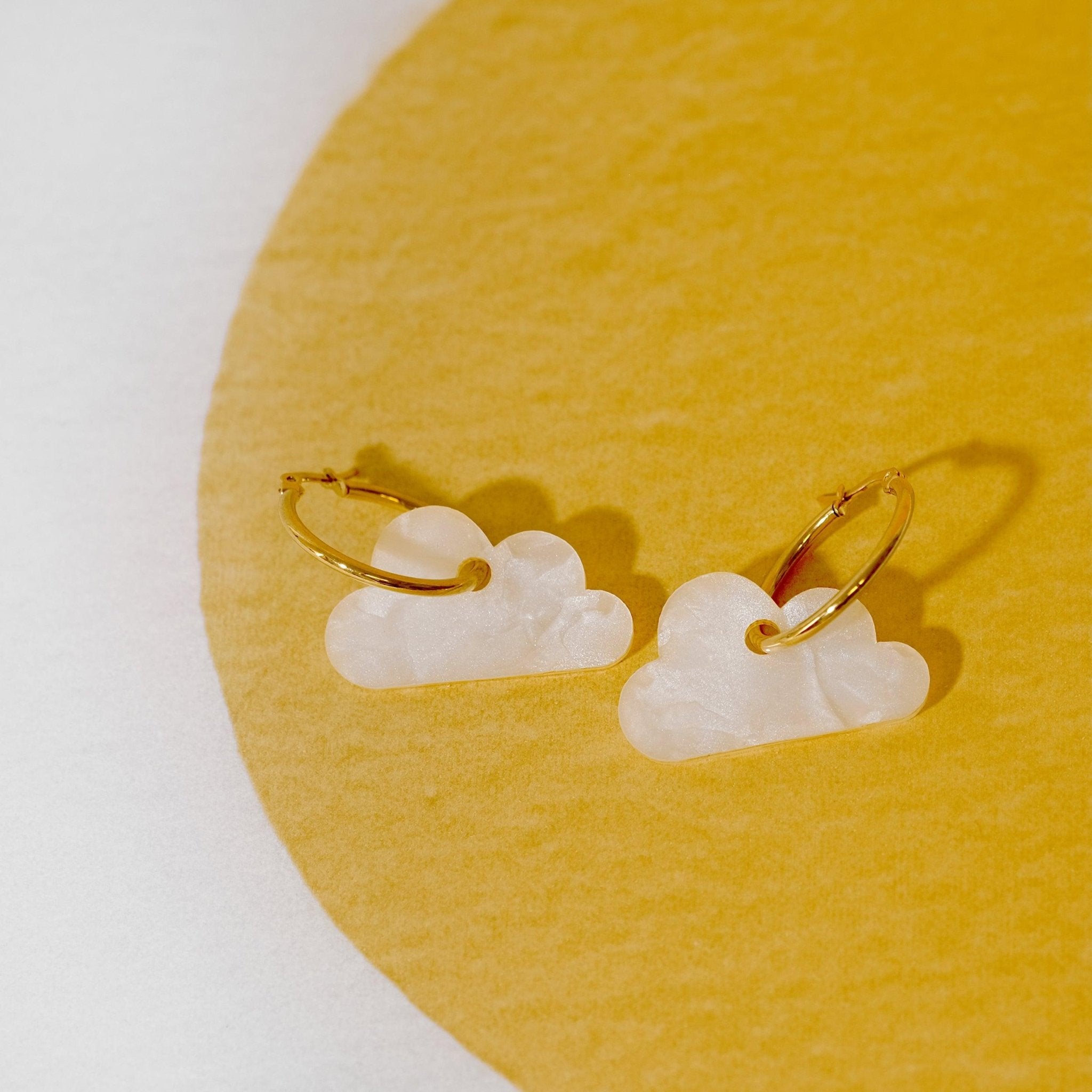 Cloud Hoop Earrings - Sleepy Mountain