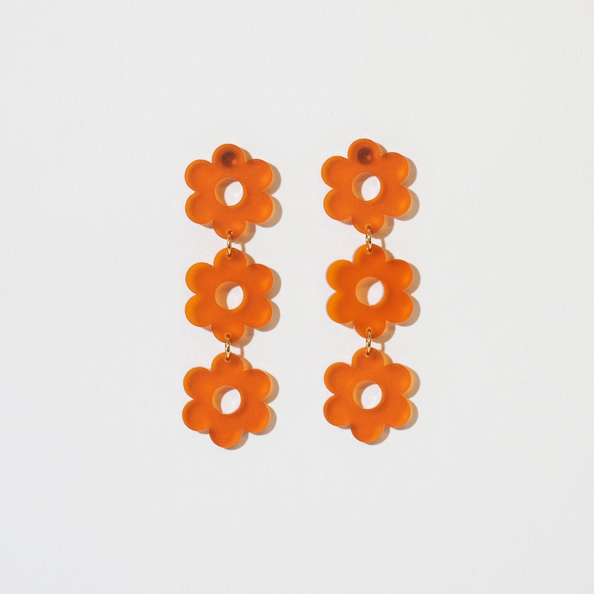 Daisy Chain Retro Earrings in Frosted Sedona - Sleepy Mountain
