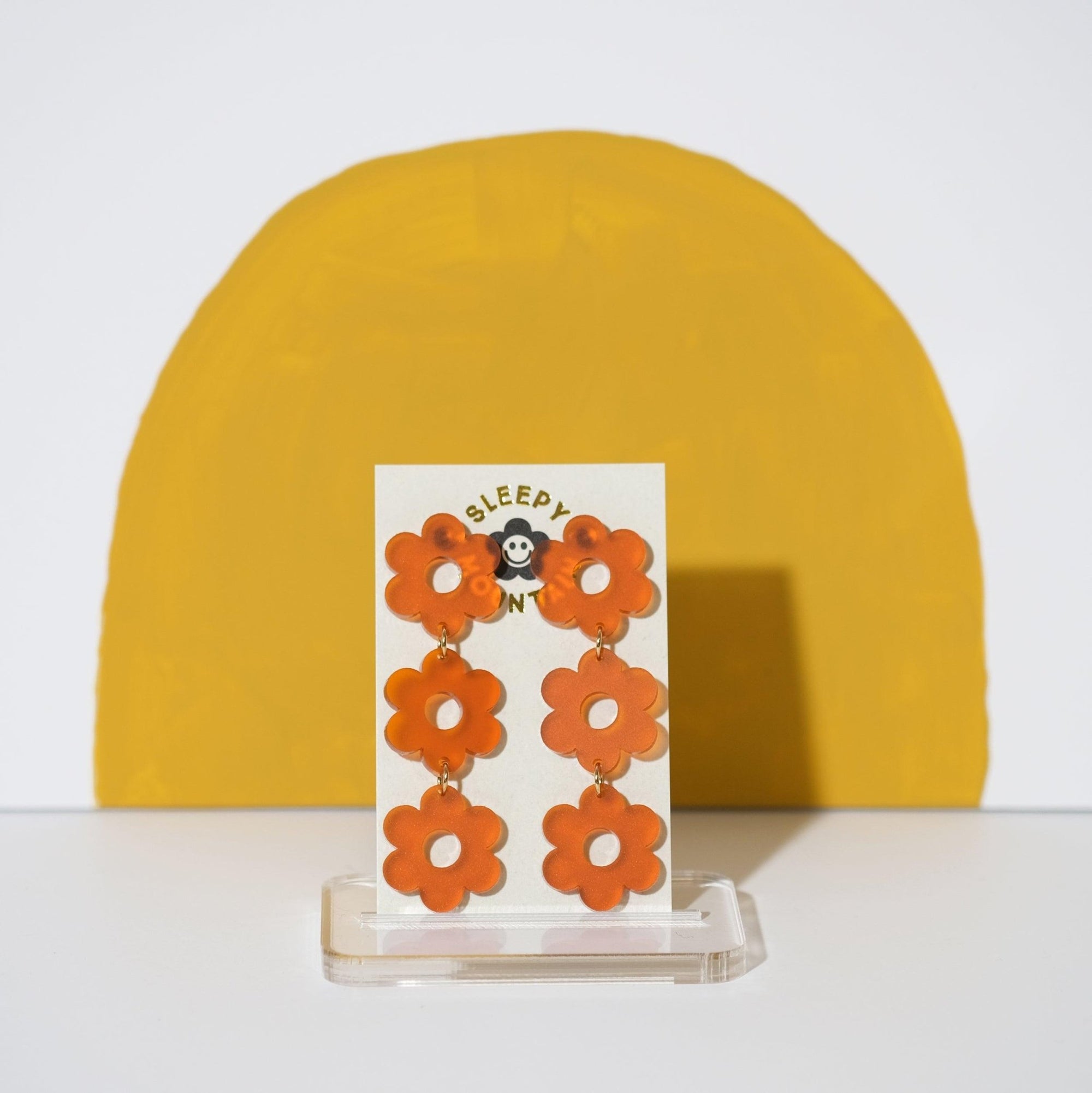 Daisy Chain Retro Earrings in Frosted Sedona - Sleepy Mountain