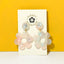 Daisy dangle earrings in cotton candy - Sleepy Mountain