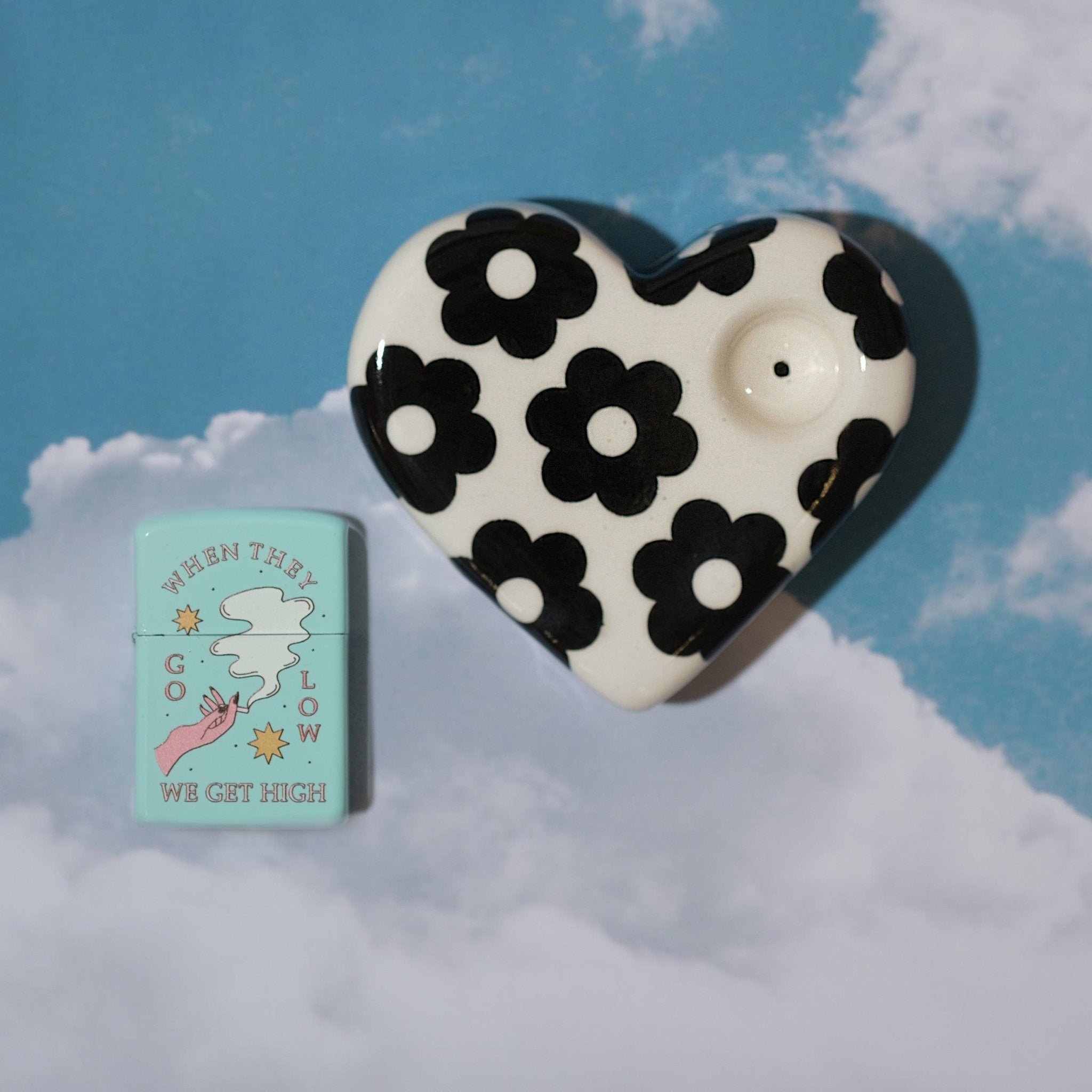 Daisy Porcelain Heart - Sleepy Mountain