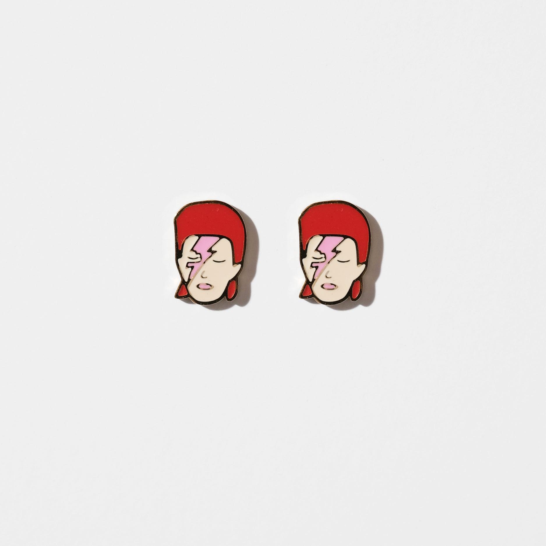 David Bowie Stud Earrings - Sleepy Mountain