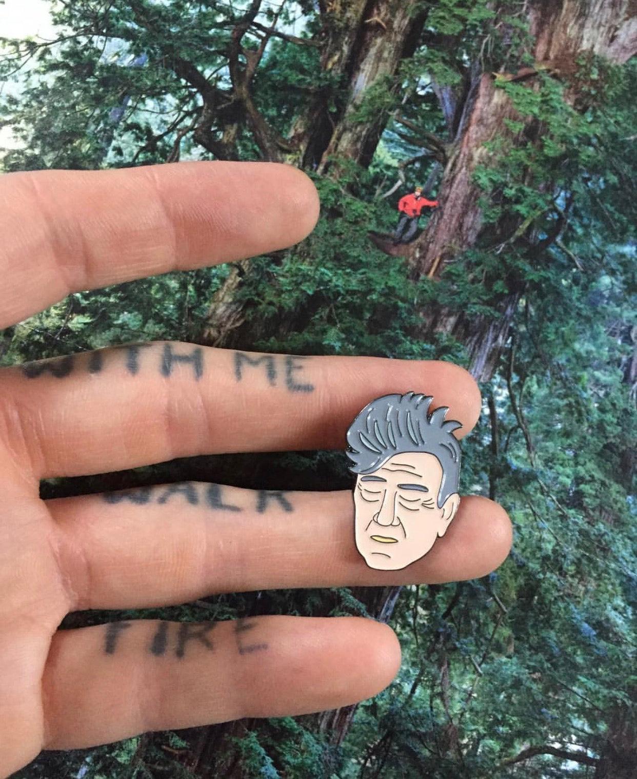 David Lynch Enamel Pin - Sleepy Mountain
