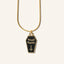 Dead Inside Coffin Charm Necklace - Sleepy Mountain