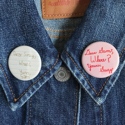 Dear Suzy & Dear Sam Moonrise Kingdom Buttons - Sleepy Mountain