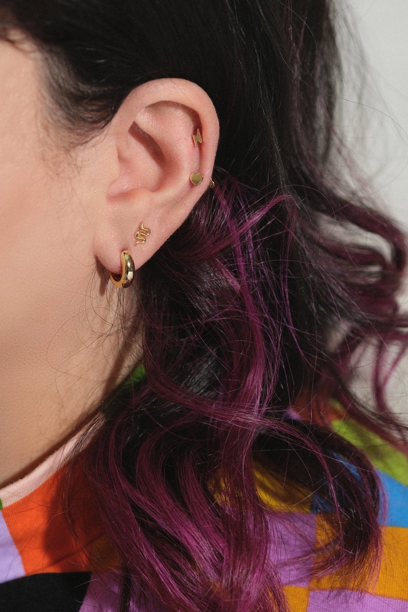 Fine Essentials - Lightning bolt stud earrings - Sleepy Mountain