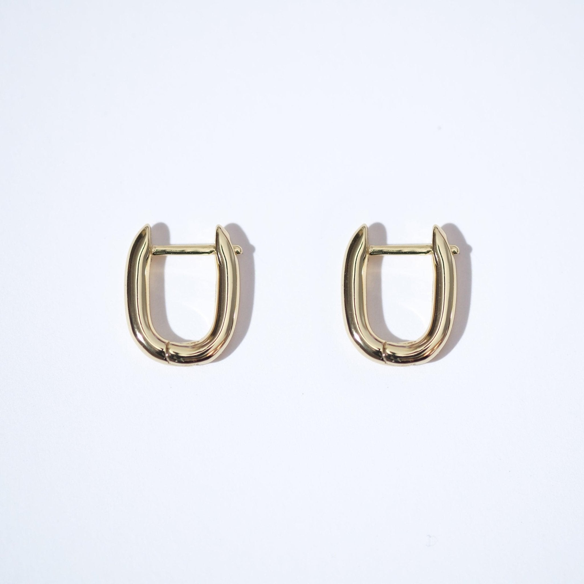 Fine Essentials - Paperclip Hoop Earrings - Sleepy Mountain