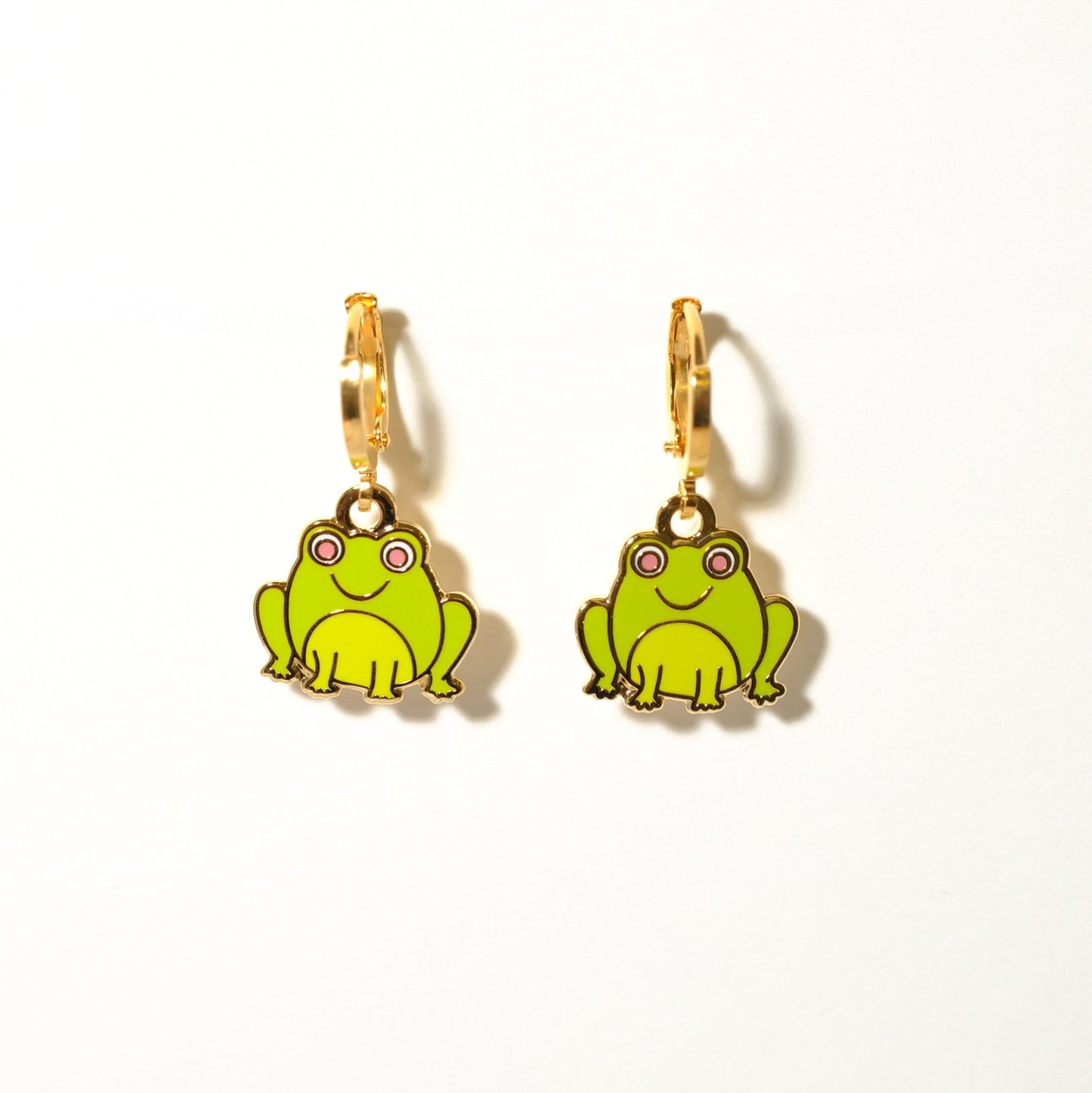 Frog Huggie Hoop Earrings - Sleepy Mountain