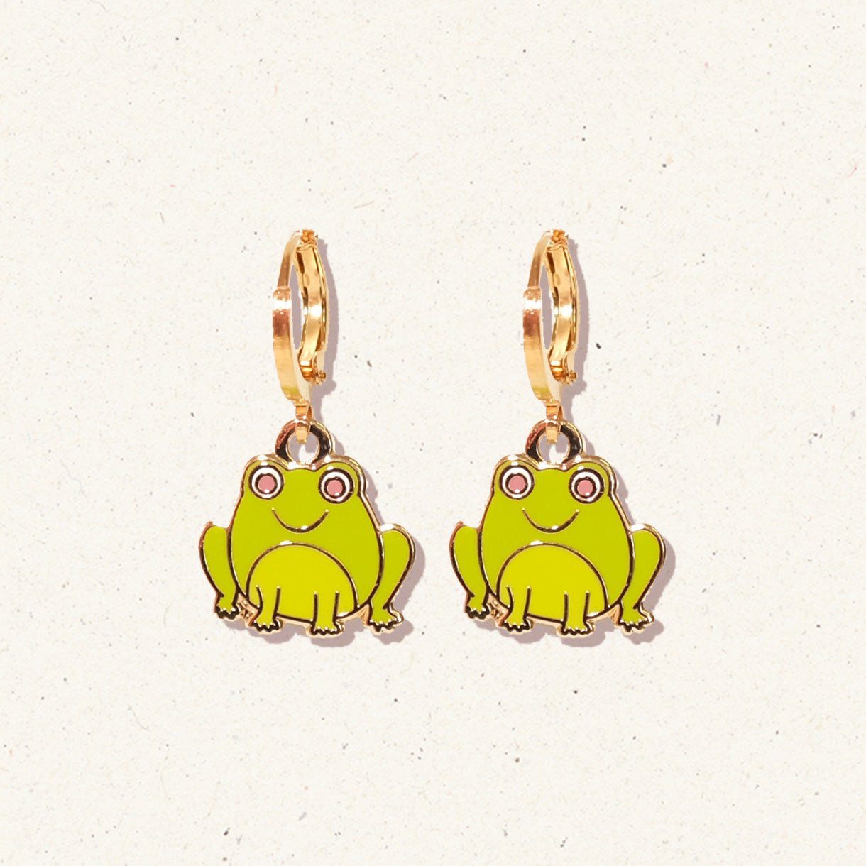 Frog Huggie Hoop Earrings - Sleepy Mountain