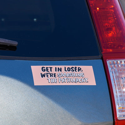 Get in Loser - Vinyl Bumper Sticker by And Here We Are - Sleepy Mountain