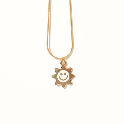 Happy Sun Necklace - Sleepy Mountain