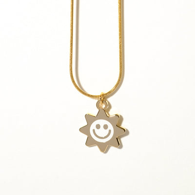 Happy Sun Necklace - Sleepy Mountain