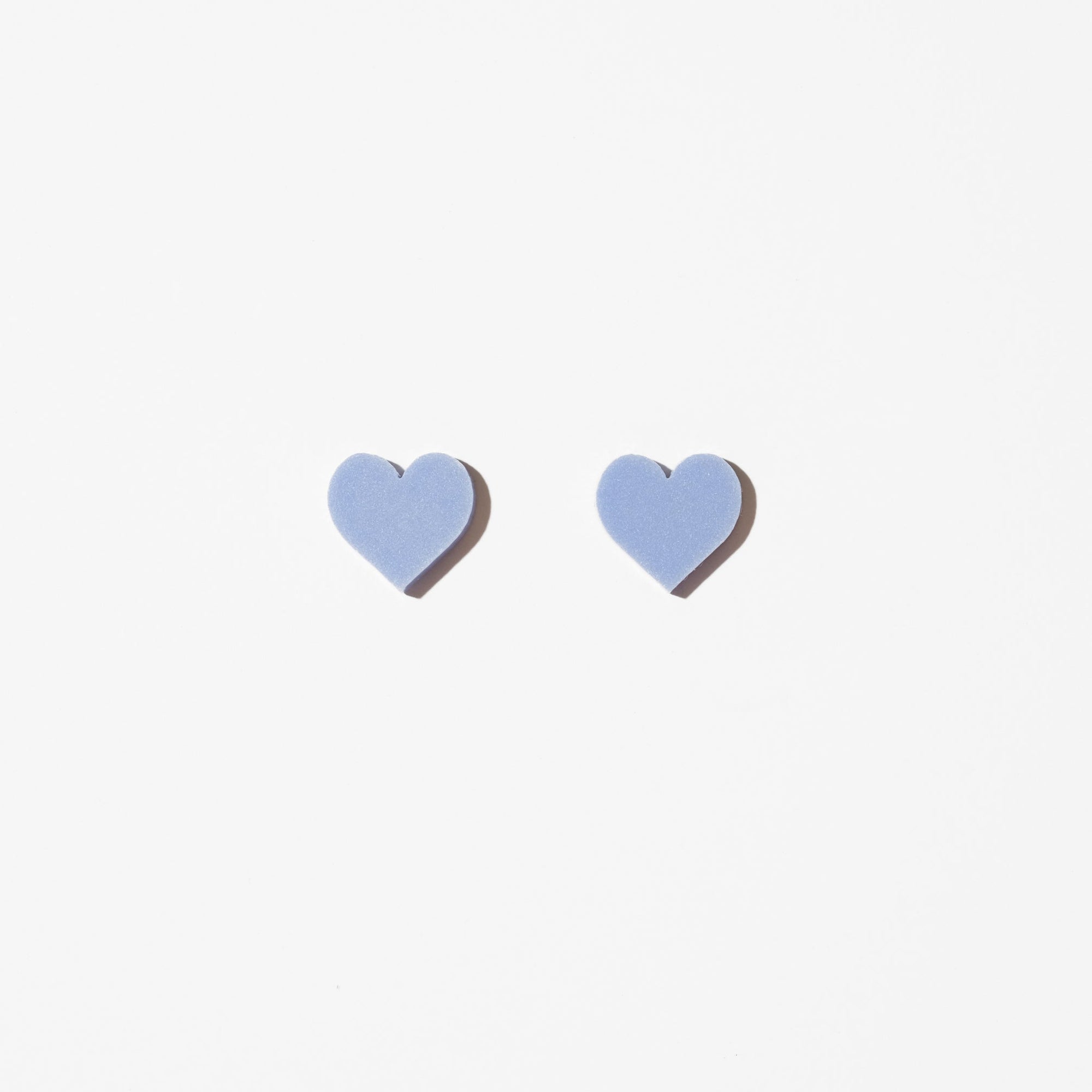 Heart Studs - Periwinkle - Sleepy Mountain