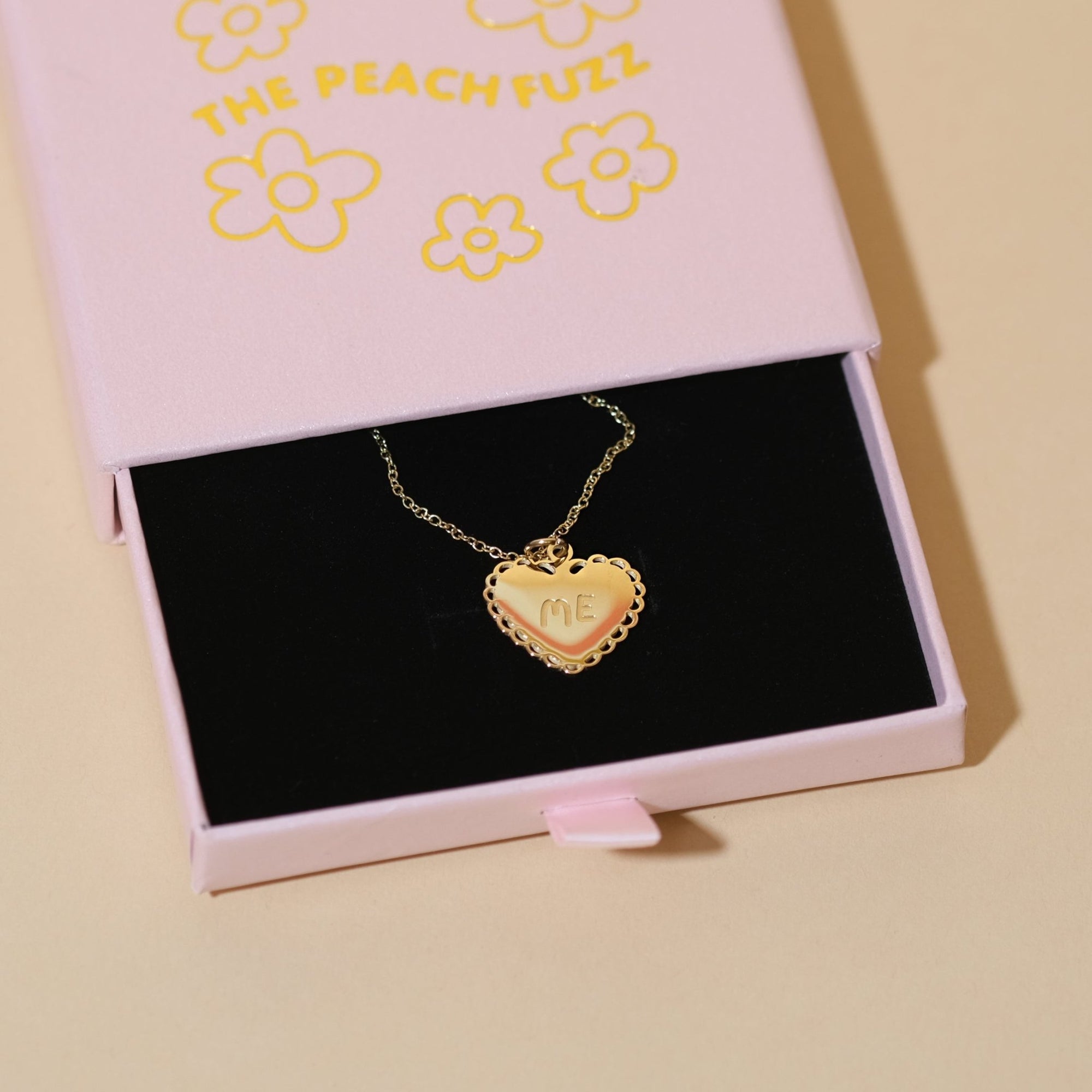 I heart me necklace by The Peach Fuzz - Sleepy Mountain