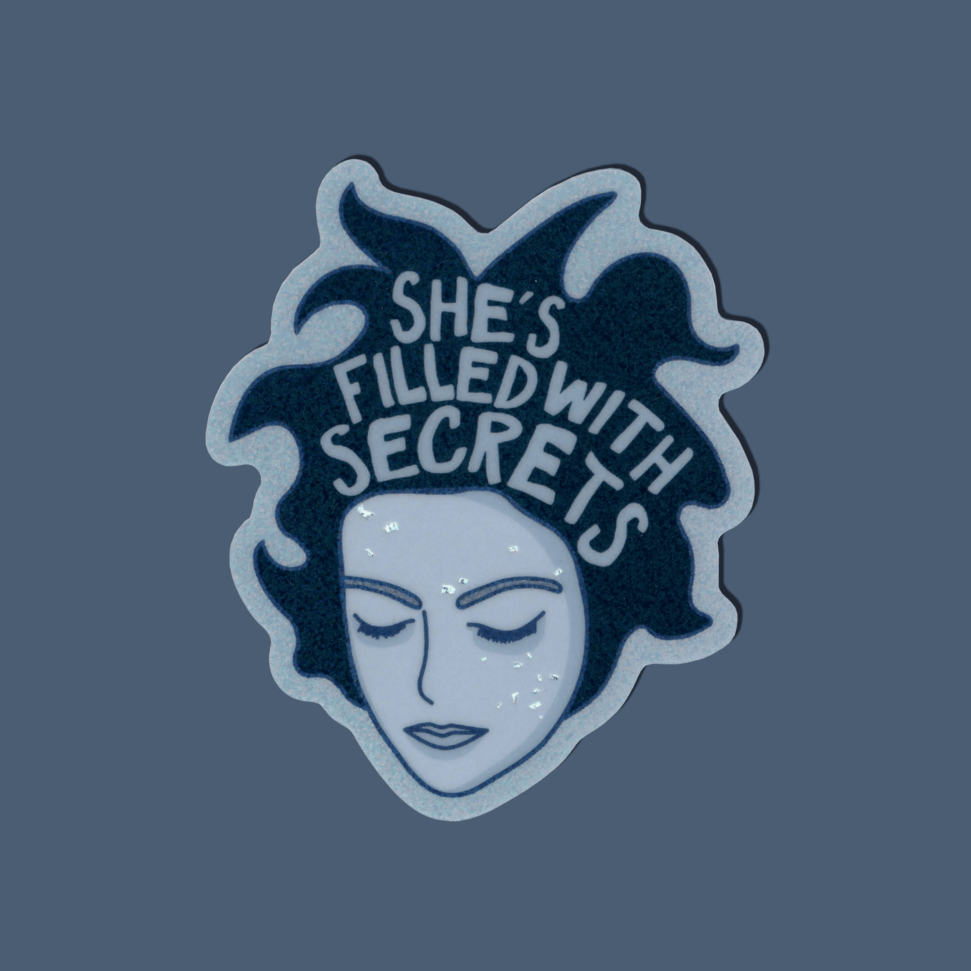 Laura Palmer sticker - She's filled with secrets - Sleepy Mountain
