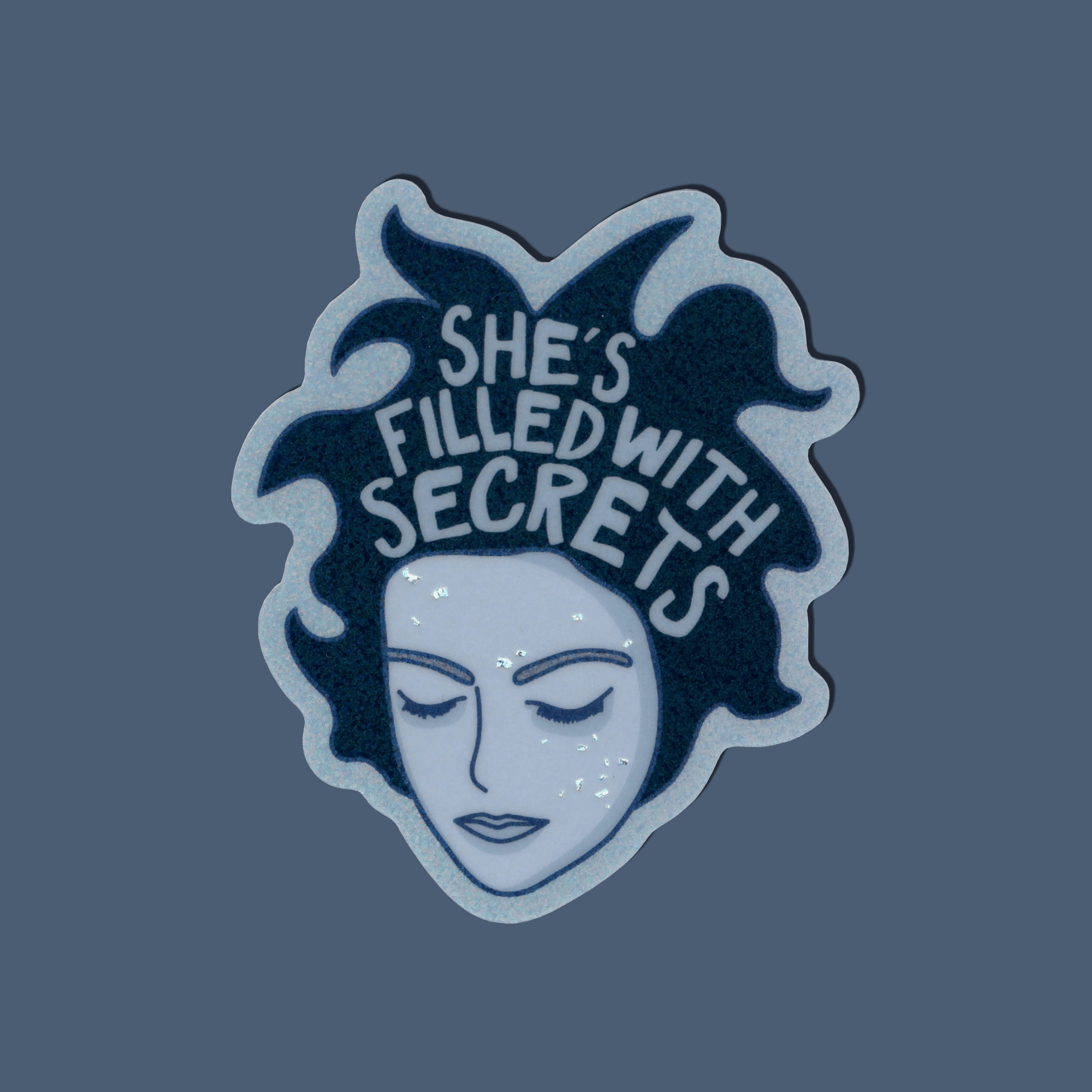 Laura Palmer sticker - She's filled with secrets - Sleepy Mountain