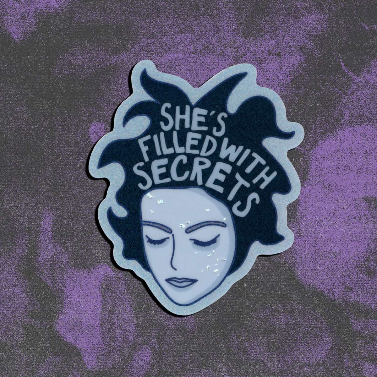 Laura Palmer sticker - She's filled with secrets - Sleepy Mountain