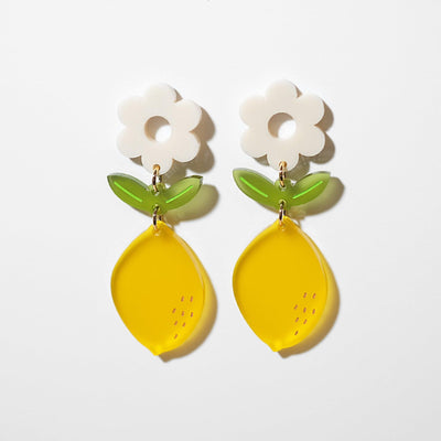 Lemon Blossom Dangle Earrings - Sleepy Mountain