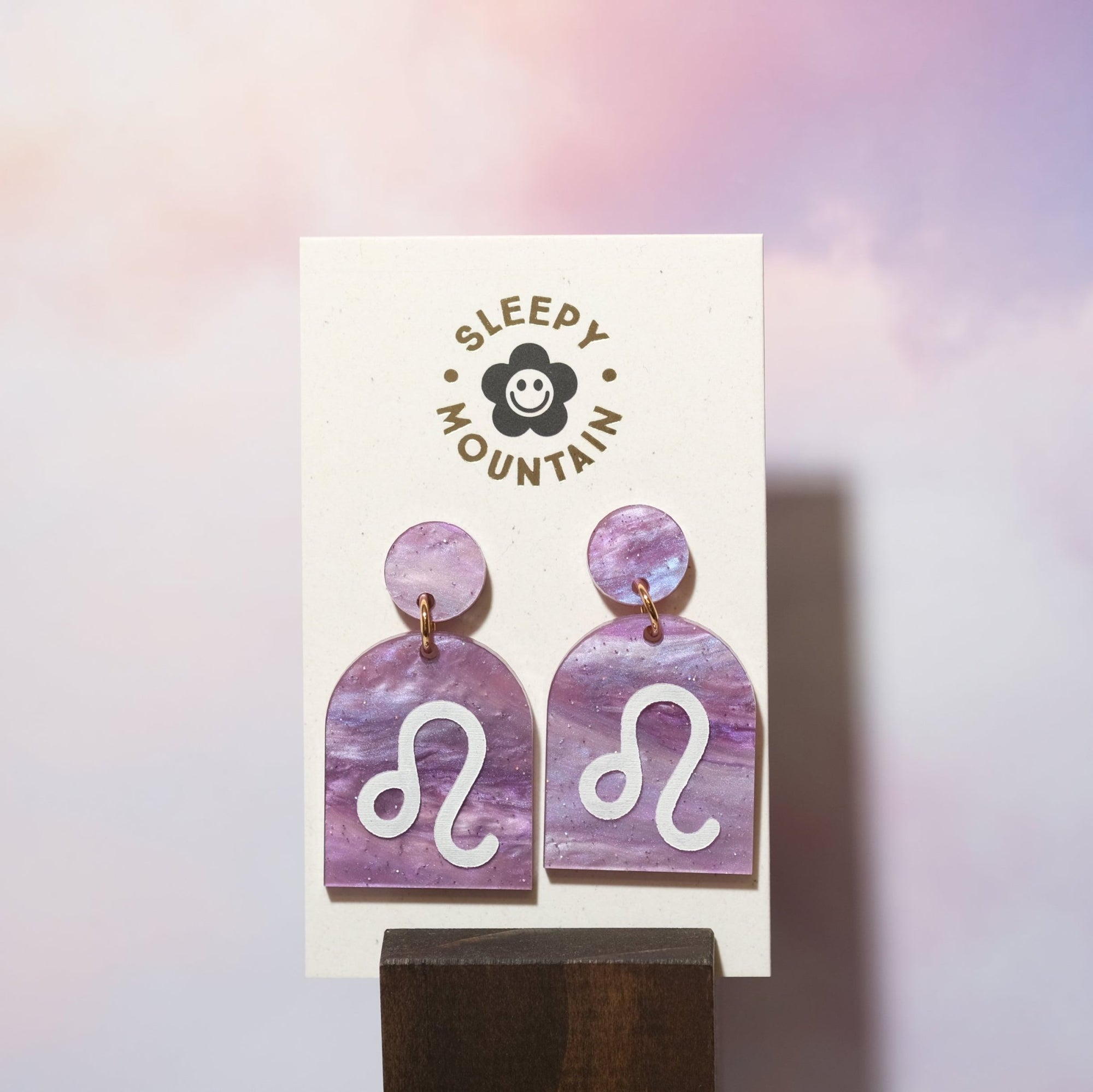 Leo Zodiac Earrings - Sleepy Mountain