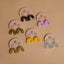 Lilac Mini Arch Hoop Earrings - Sleepy Mountain