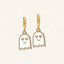 Love Ghost huggie hoop earrings - Sleepy Mountain