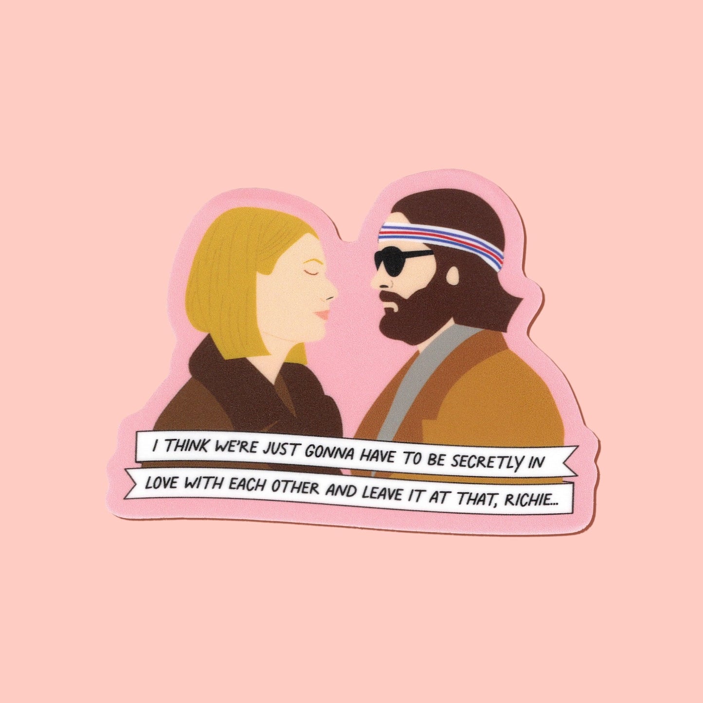 Margot and Richie Tenenbaum Sticker - Sleepy Mountain