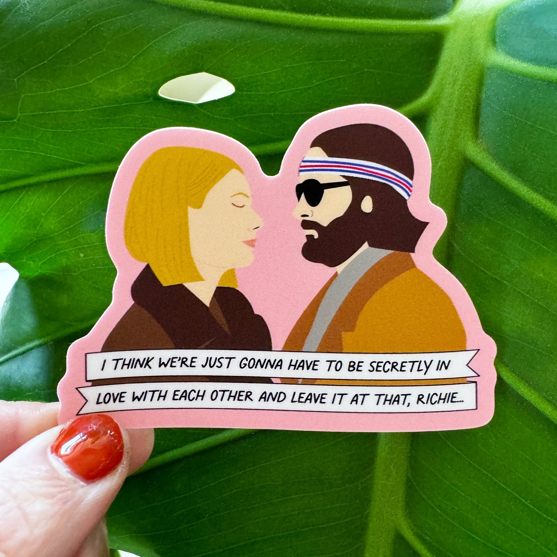 Margot and Richie Tenenbaum Sticker - Sleepy Mountain